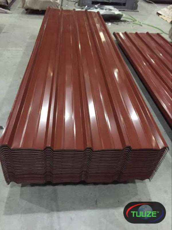 Box profile roofing sheets