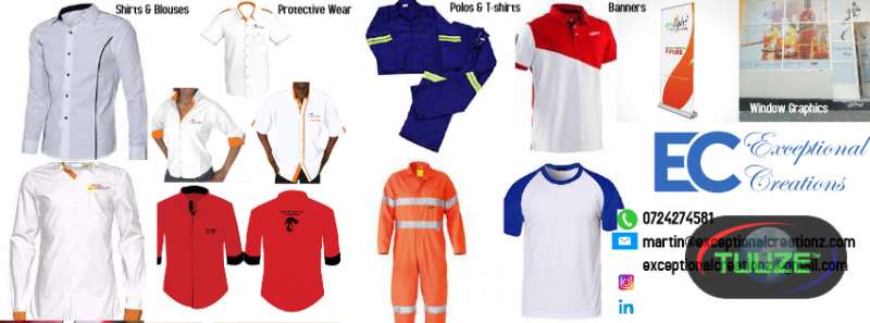 Corporate Branded Shirts Blouses Polos Overalls
