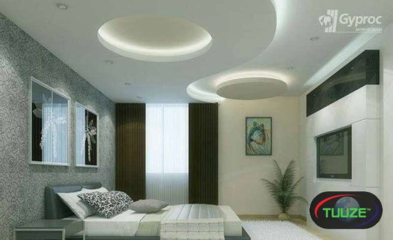 Gypsum ceiling  gypsum wall TV unit modern designs
