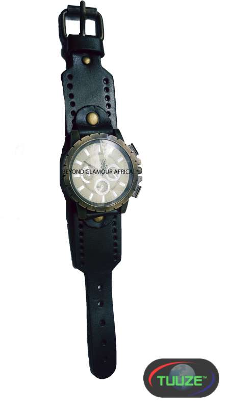 Men s Black luxury casual classic wristwatch