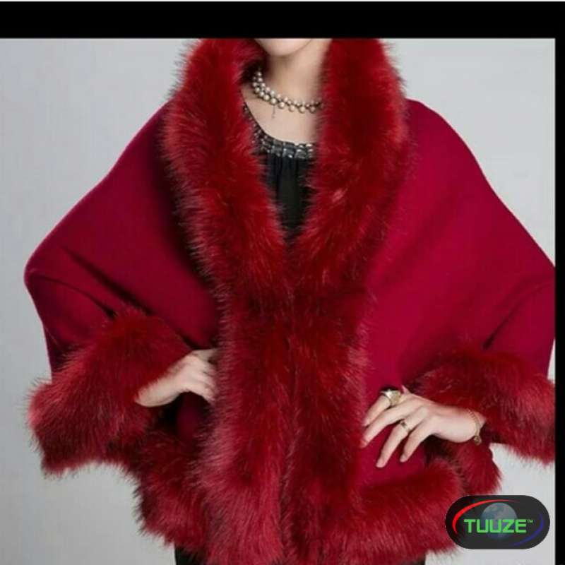 Red Fur Coverup